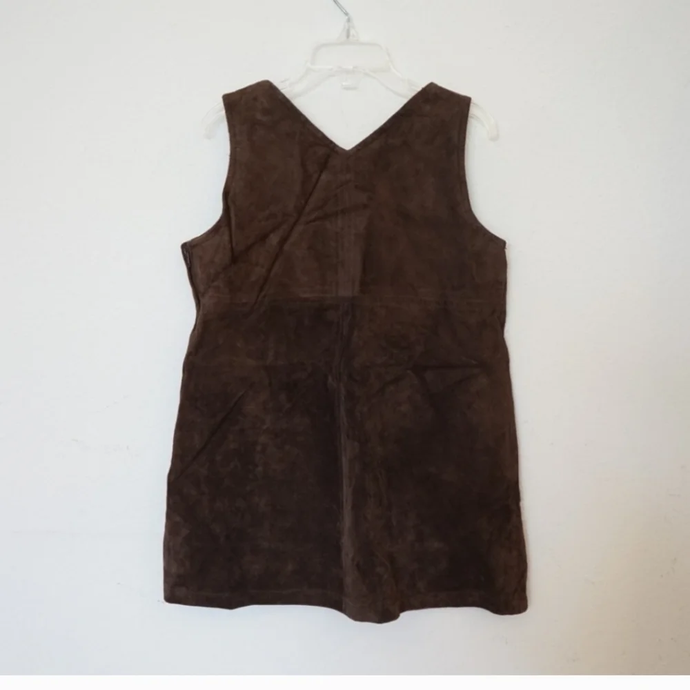 NWT GAP KIDS chocolate Suede Dress